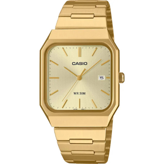 iShopping - Casio Classic Stainless Steel Watch For Men Golden (MTP-B185G-9A)