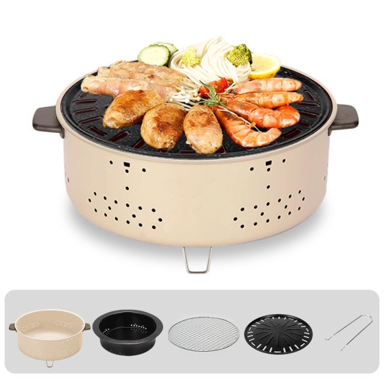 iShopping - City Mart Portable Charcoal Barbecue Grill Stove