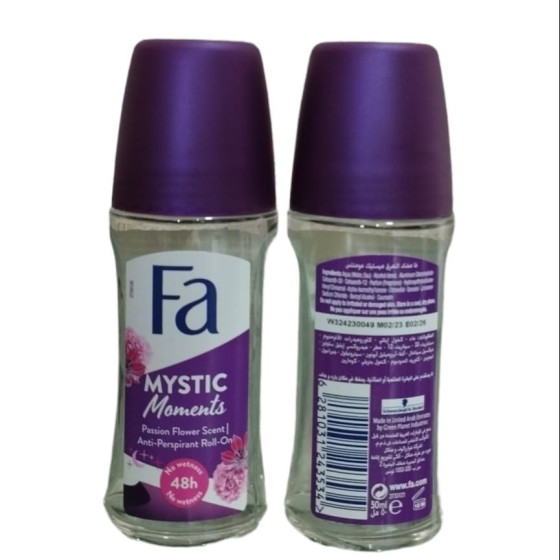 iShopping - FA Mystic Moments Antiperspirant RollOn 50ml Henkel Dubai