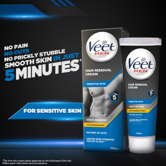 iShopping - Letsshop Men Hair Removal Cream for Sensitive Skin - 100g