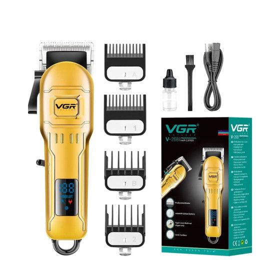 iShopping - VGR Professional Digital Display Cordless Hair Clipper (V-268)