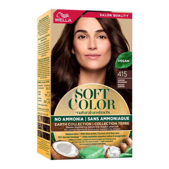 iShopping - Wella Soft Color Natural Instincts Kit 4/15 Canyon Mahogany