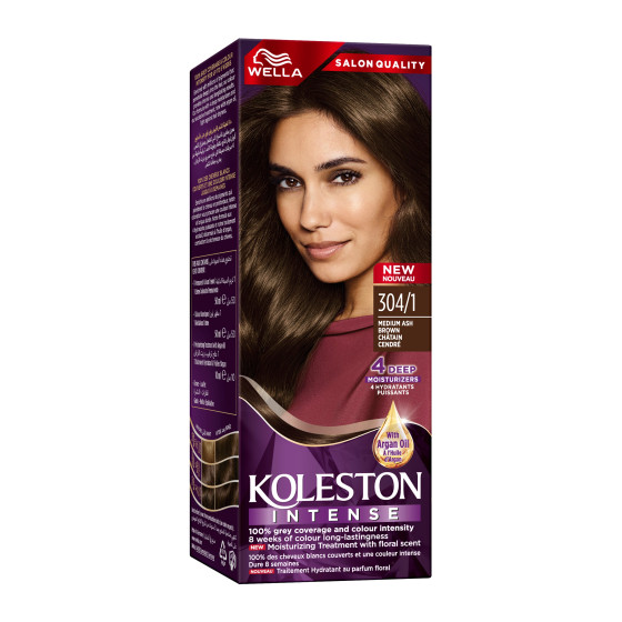 iShopping - Wella Koleston Intense Hair Color 304/1 Medium Ash Brown