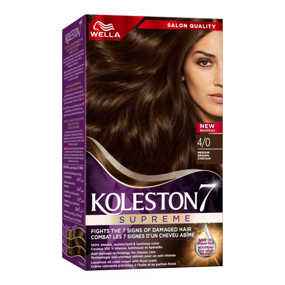 iShopping - Wella Koleston Supreme Hair Color 4/0 Medium Brown