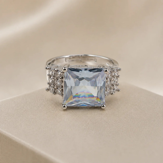 iShopping - House Of Nar Celestia Square Zircon Ring