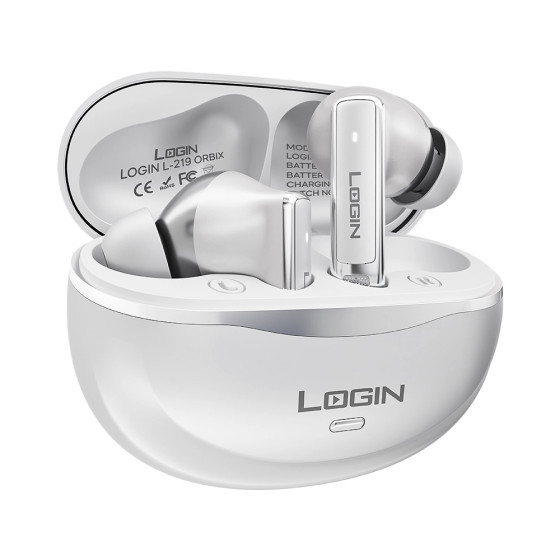 iShopping - Login ORBIX Earbuds Silver (L-219)