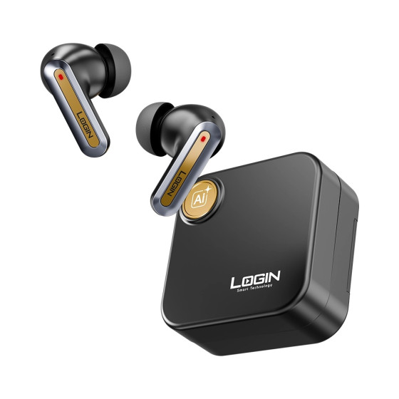 iShopping - Login Cerus Earbuds Black (L-222)