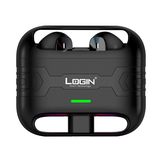 iShopping - Login Striker Gaming Earbuds Black (L-220)