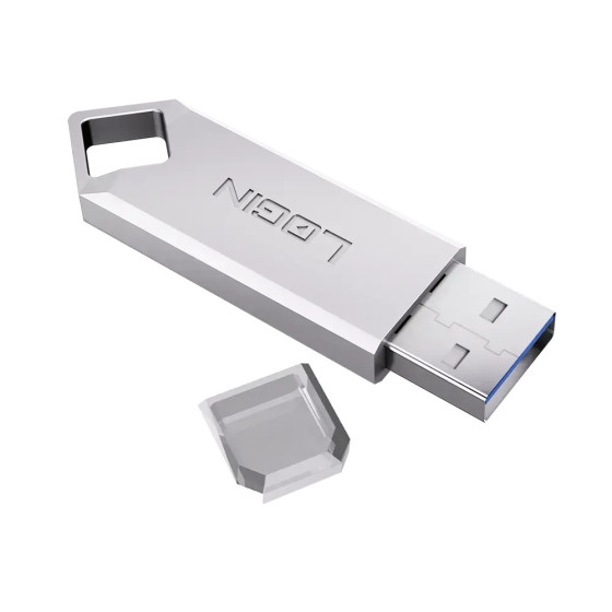 iShopping - Login 64GB USB Flash Drive Silver (L-U100)