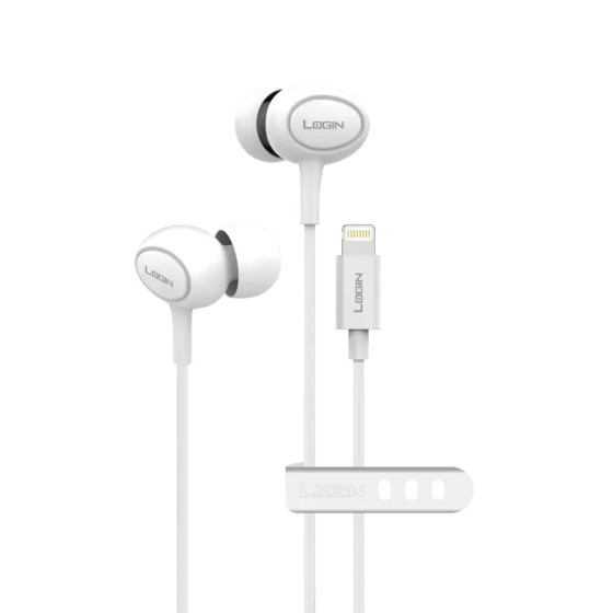 iShopping - Login Node Handsfree - IOS White (L-310)