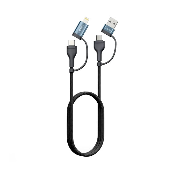 iShopping - Login 4 IN 1 Cable Black (L-910)
