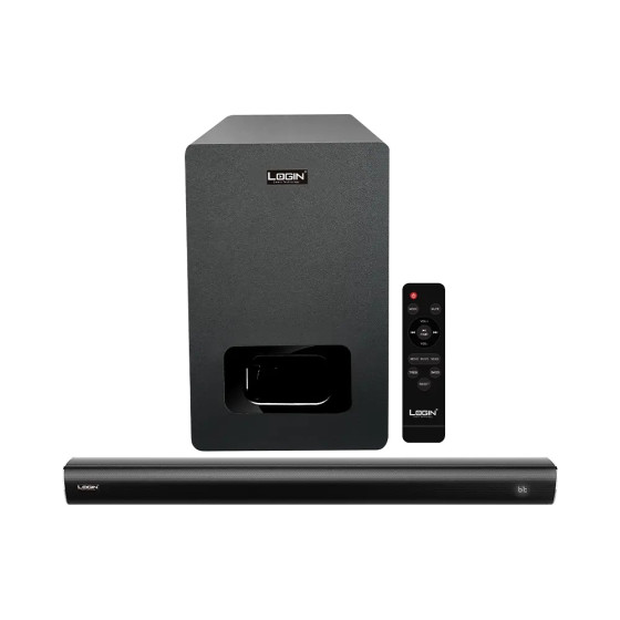 iShopping - Login Inception 2.1 Channel Hometheater Speaker Black (L-275)