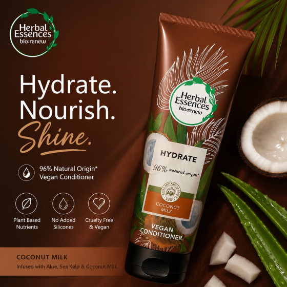 iShopping - Letsshop Hydrate Coconut Milk Vegan Hair Conditioner - 275ml
