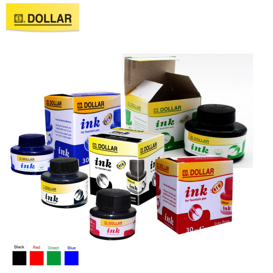 iShopping - Dollar Fountain Pen Ink 30ml - (3-Pcs)
