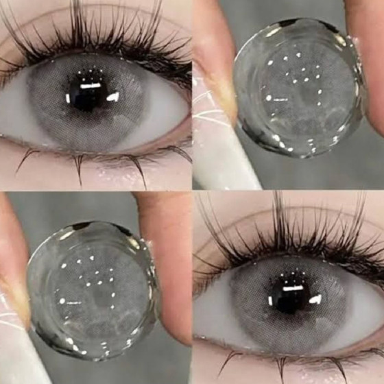 iShopping - AB Techify Euro Grey Soft Color Contact Lenses Kit