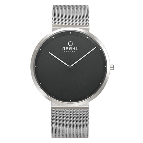 iShopping - Obaku Analog Watch For Men's Silver (V230GXCBMC)