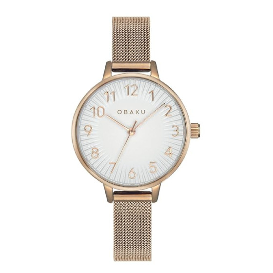 iShopping - Obaku Analog Watch For Women's Gold (V237LXVIMV)