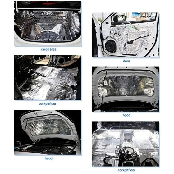 iShopping - Muzamil Store Universal Car Heat Noise Insulation Mat Sound 