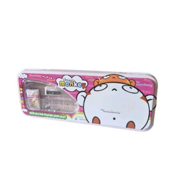 iShopping - Letsshop Monkey Geometry Box For Kids - Pink