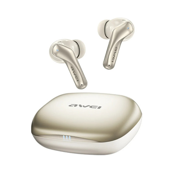 iShopping - AWEI T188 ENC Wireless Bluetooth Earbuds - Gold
