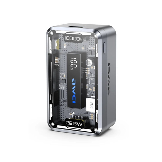 iShopping - AWEI 22.5W P111K 10000mAh Power Bank - Silver