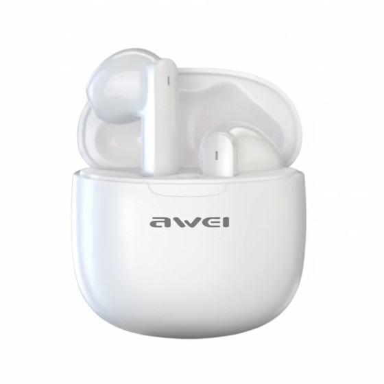 iShopping - AWEI T68 ENC Wireless Bluetooth Earbuds White