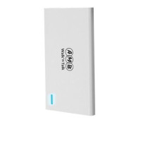 Amb A200 Walk'N Talk Power Bank - 7000 MAH - White with Blue Strip