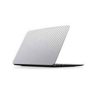 Ferozi Traders Universal Carbon Fiber Texture Laptop Back Protector - Transparent