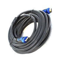 Muzamil Store HDMI Round Cable 30M Blue