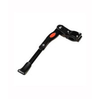 Muzamil Store Bicycle Adjustable Aluminum Kickstand - Black