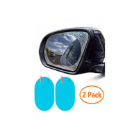 Muzamil Store Car Rearview Oval Mirror Protective
