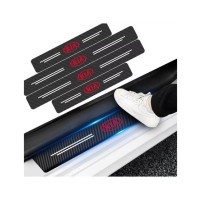 Muzamil Store Car Door Fiber Protection Stickers For KIA - 4Pcs