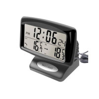 Muzamill Store Temperature Thermometer Clock For Home And Car