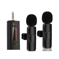 Muzamil store K35 Wireless Microphone for DSLR, Laptop, PC and Mobile