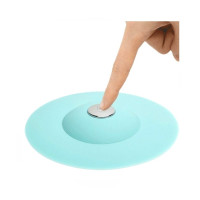 AGM Bathroom Anti-blocking Sink Drain Filter Plug Silicone
