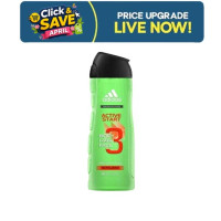 Adidas 3 In 1 Active Start Shower Gel For Men - 250ml