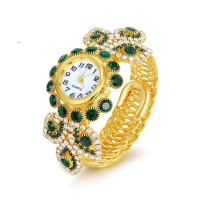 Karachi Shop Analog Women's Watch Gold/Green