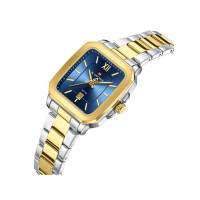 Naviforce Sleek Square Watch For Women Two Tone (NF-9239l-2)