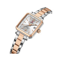 Naviforce Square Class Edition Watch For Couple Two Tone (NF-9252c-4)