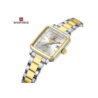 Naviforce Square Class Edition Watch For Couple Two Tone (NF-9252c-2)