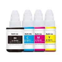 Canon GI-790 Ink Bottle Set Black / Cyan / Magenta / Yellow - Pack Of 4