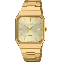 Casio Classic Stainless Steel Watch For Men Golden (MTP-B185G-9A)