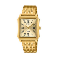 Casio Classic Stainless Steel Watch For Men Gold (MTP-B190G-9BV)