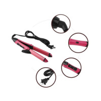 City Mart 2 In 1 Hair Styling Tool for Smooth Straight Hair & Curls