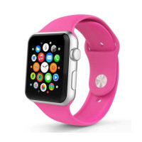 Silicone Straps For Apple Watch Series 1-8 - Pink