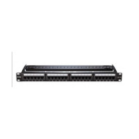 D-Link 24 Port Cat6 UTP Fully Loaded Patch Panel Black (NPP-C61BLK241)