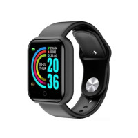 Jtechzone D20 Bluetooth Smart Watch Black