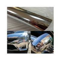 Silver Chrome Mirror Vinyl Wrap Sheet 1 feet by 9 feet