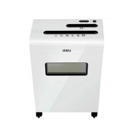 Deli Paper Shredder Machine White (E9911)