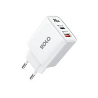 Yolo 20W Charger With Type-C to Type- C Cable White (Y-201)